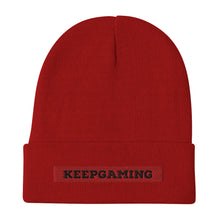 Load image into Gallery viewer, Keep Gaming Logo #0 Embroidered Beanie