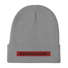 Load image into Gallery viewer, Keep Gaming Logo #0 Embroidered Beanie