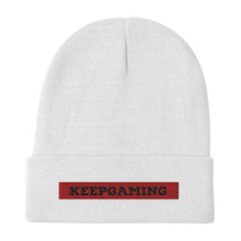 Load image into Gallery viewer, Keep Gaming Logo #0 Embroidered Beanie