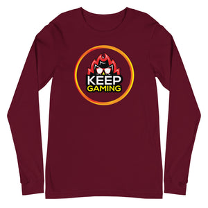 Keep Gaming Logo #3 Long Sleeve