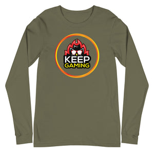 Keep Gaming Logo #3 Long Sleeve